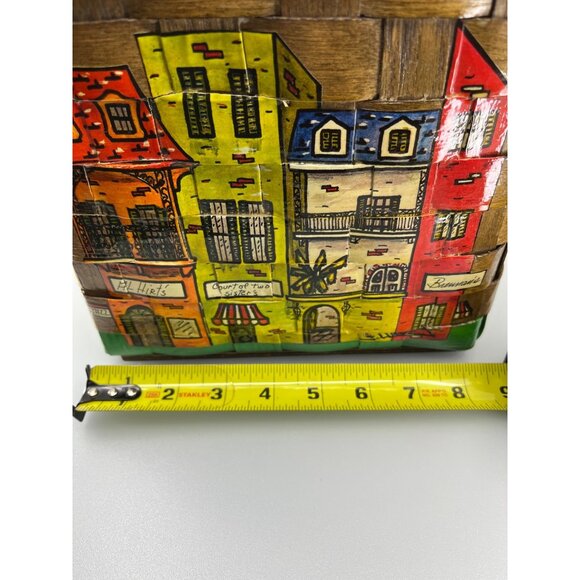 Boho Basket Purse, Vintage Nan Caro Design, Signed by J Hussey of Metairie, LA - Picture 10 of 16